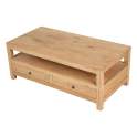 Mesa de Centro Rustica 2 Cajones - Serie Apelby