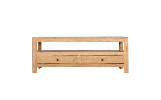 Mesa de Centro Rustica 2 Cajones - Serie Apelby