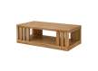 Mesa de Centro Rustica de 120 cm con Revistero - Serie Aravid