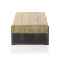 Mesa de Centro Rustica Industrial - Serie Metallic