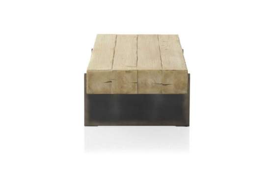 Mesa de Centro Rustica Industrial - Serie Metallic
