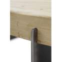 Mesa de Centro Rustica Industrial - Serie Metallic