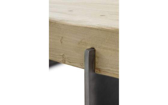 Mesa de Centro Rustica Industrial - Serie Metallic