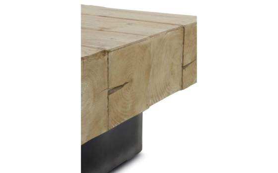 Mesa de Centro Rustica Industrial - Serie Metallic