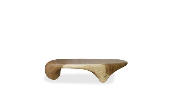 Mesa de Centro Rustica Madera Maciza de Suar - Serie Asley