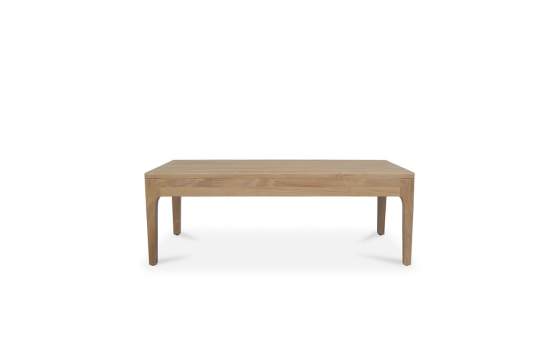 Mesa de Centro Salon Actual 2 Cajones Teca - Serie Ardey