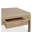 Mesa de Centro Salon Actual 2 Cajones Teca - Serie Ardey