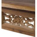 Mesa de Centro Tallada Madera Reciclada Oriental Serie Recicle