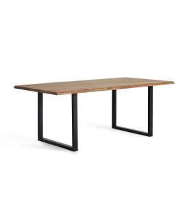 Mesa de Comedor Acacia  Metal 160 cm- Serie Jarin