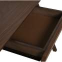 Mesa Escritorio 3 Cajones Estilo Actual Nogal Oscuro Axans