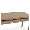 Mesa Escritorio Actual 3 Cajones Teca - Serie Ardey