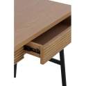 Mesa Escritorio Madera Acero 2 Cajones Serie Antibre