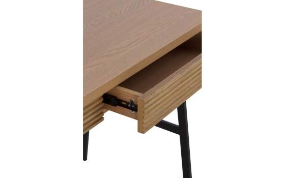 Mesa Escritorio Madera Acero 2 Cajones Serie Antibre
