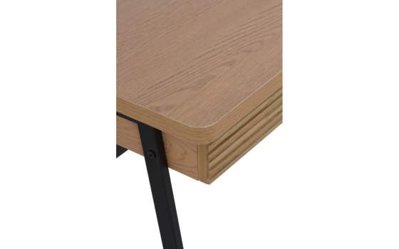 Mesa Escritorio Madera Acero 2 Cajones Serie Antibre