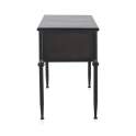 Mesa Escritorio Metalico 5 Cajones Negro Bronce Serie Adenaren