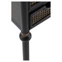 Mesa Escritorio Metalico 5 Cajones Negro Bronce Serie Adenaren