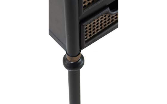 Mesa Escritorio Metalico 5 Cajones Negro Bronce Serie Adenaren