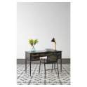 Mesa Escritorio Metalico 5 Cajones Negro Bronce Serie Adenaren