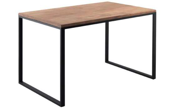 Mesa Forja 4 Tamaños Tapa Madera Estilo Industrial Artanst