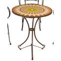 Mesa Forja Canarias Cristal de Mosaico
