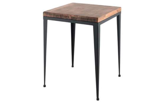 Mesa Forja Madera Hosteleria 5 Tamaños Estilo Industrial Artanst