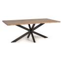 Mesa Industrial 200 Patas Acero y Tapa Madera - Akarias