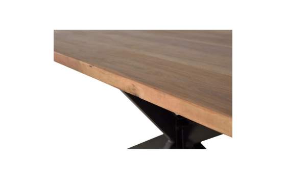 Mesa Industrial 200 Patas Acero y Tapa Madera - Akarias