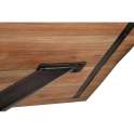 Mesa Industrial 200 Patas Acero y Tapa Madera - Akarias
