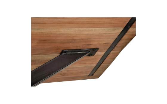 Mesa Industrial 200 Patas Acero y Tapa Madera - Akarias
