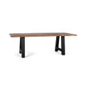 Mesa Industrial 240 Patas Acero y Tapa Madera - Akarias