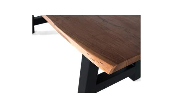 Mesa Industrial 240 Patas Acero y Tapa Madera - Akarias