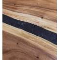 Mesa Industrial Madera Resina y Forja de 160 Serie Aljama