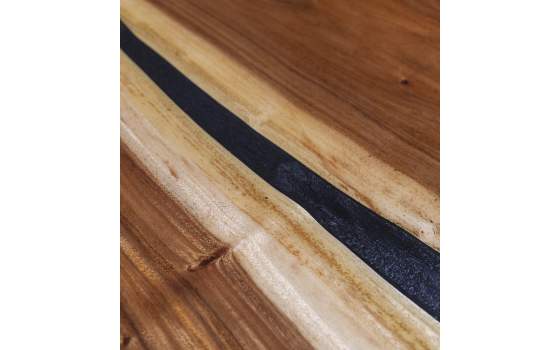 Mesa Industrial Madera Resina y Forja de 180 Serie Aljama