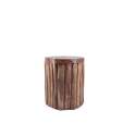 Mesa Madera de Teca Rustica Color Avellana Serie Audoyn