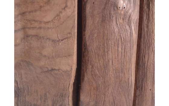 Mesa Madera de Teca Rustica Color Avellana Serie Audoyn