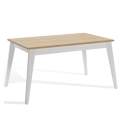 Mesa Madera Extensible 140 a 200 cm Pino Pata Aguja Parla