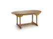 Mesa Ovalada Extensible Teca Para Jardin Serie Snick