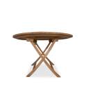 Mesa Plegable Redonda Jardin Teka Natural - Serie Brisa