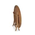 Mesa Plegable Redonda Jardin Teka Natural - Serie Brisa