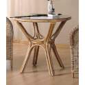 Mesa Rattan Bambu 5 Tamaños