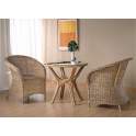 Mesa Rattan Bambu 5 Tamaños