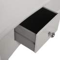 Mesa Recibidor 3 Cajones en Blanco Clasico Serie Acatts