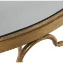 Mesa Recibidor Acero Forja Oro Estilo Actual Serie Ariams
