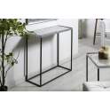 Mesa Recibidor Aluminio Grabado Serie Bastien