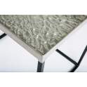 Mesa Recibidor Aluminio Grabado Serie Bastien