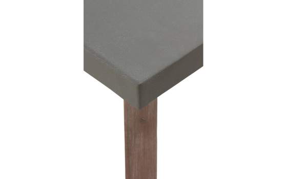 Mesa Rectangular Comedor Diseño en Cemento y Madera Hevea