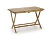 Mesa Rectangular Jardin Madera Teca Plegable Serie Snick