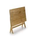 Mesa Rectangular Jardin Madera Teca Plegable Serie Snick