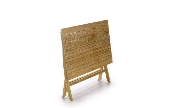 Mesa Rectangular Jardin Madera Teca Plegable Serie Snick