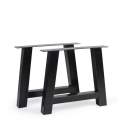 Mesa Rectangular Suar Irregular y Forja 300 - Serie Arcales